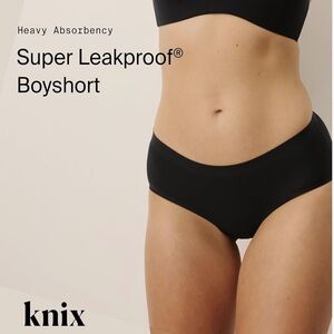 KNIX Super Leakproof No-Show Boyshort, Leakproof Underwear, Period Underwear